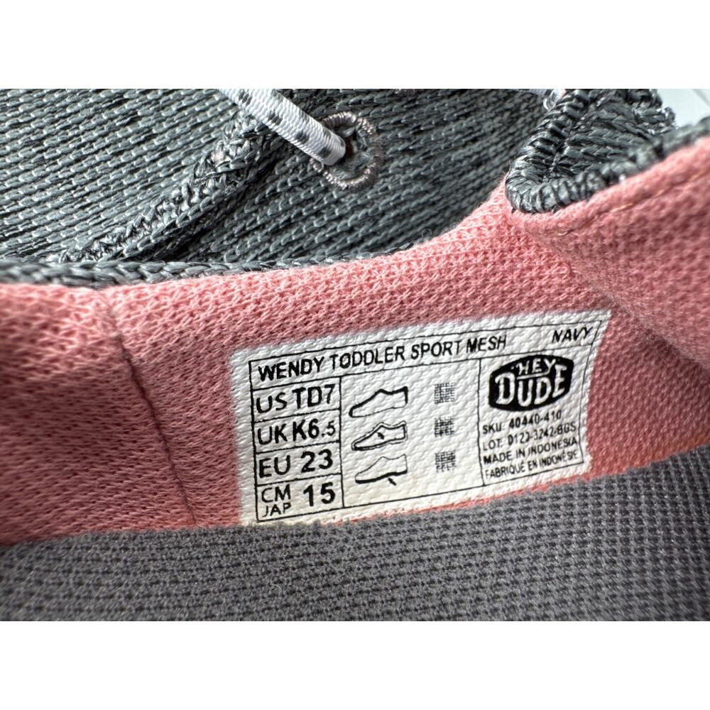 Heydude Wendy todler shoes gray size 7 - Picture 8 of 8